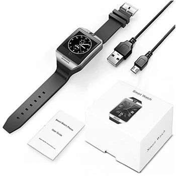 

Men Smart Watch Q18 Clock Sim Card Push Message Bluetooth Connectivity Watch For Android IOS Phone Smartwatch