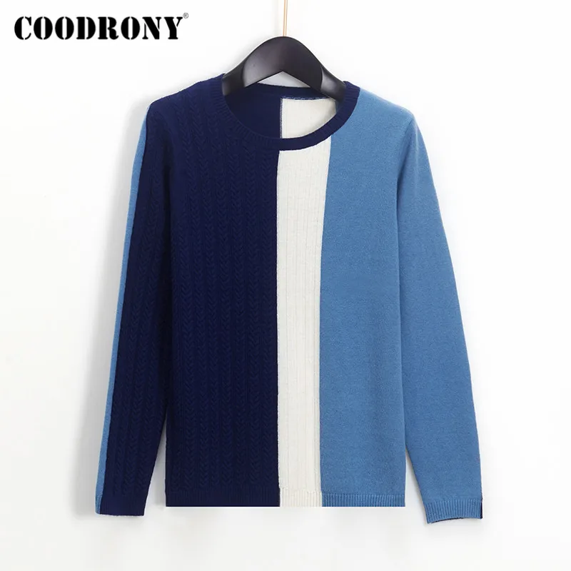 COODRONY Brand Elegant Soft Wool Pullover Slim Sweaters Women 2020 Autumn Winter Knitted Striped Female Jumper W1121