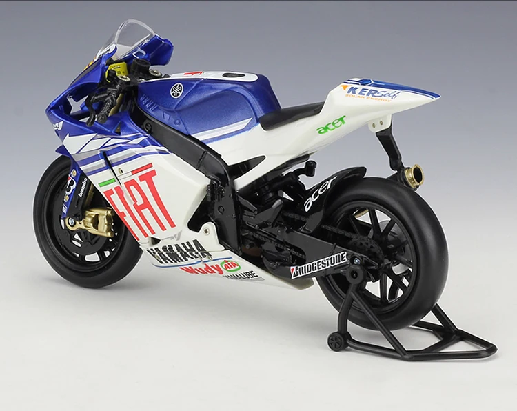1:12 Maisto ZR-M1 NO.46, Diecast металлические модель спортивные гонки модель мотоцикла руль для Коллекционные вещи