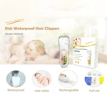 

Baby Hair Trimmer Electric Hair Clipper USB Baby Shaver Cutting Baby Care Cutting Remover Rechargeable Quiet Kids Hair Cutting