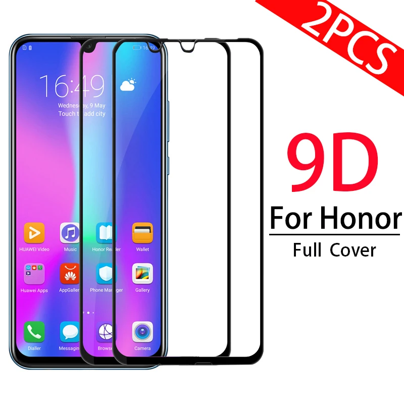 Защитное стекло закаленное 9D для Huawei Honor 10 Lite 2 шт.|Защитные стёкла и плёнки| |