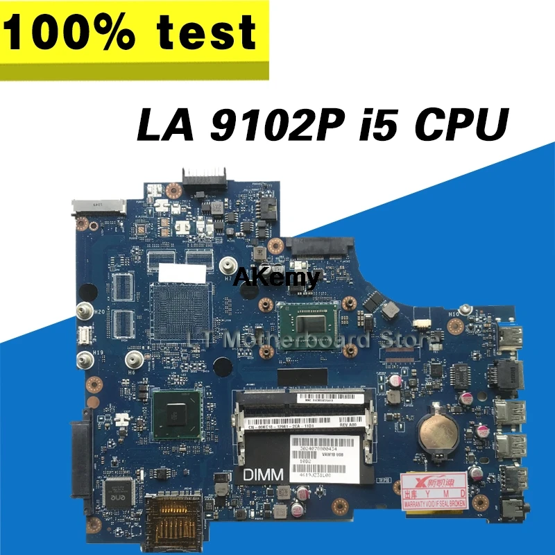 

VAW11 LA-9102P REV: 17 de 1.0 For Dell Inspiron 3721 5721 Laptop Motherboard CN-03WVDR 03WVDR I5-3337U CPU mainboard originais