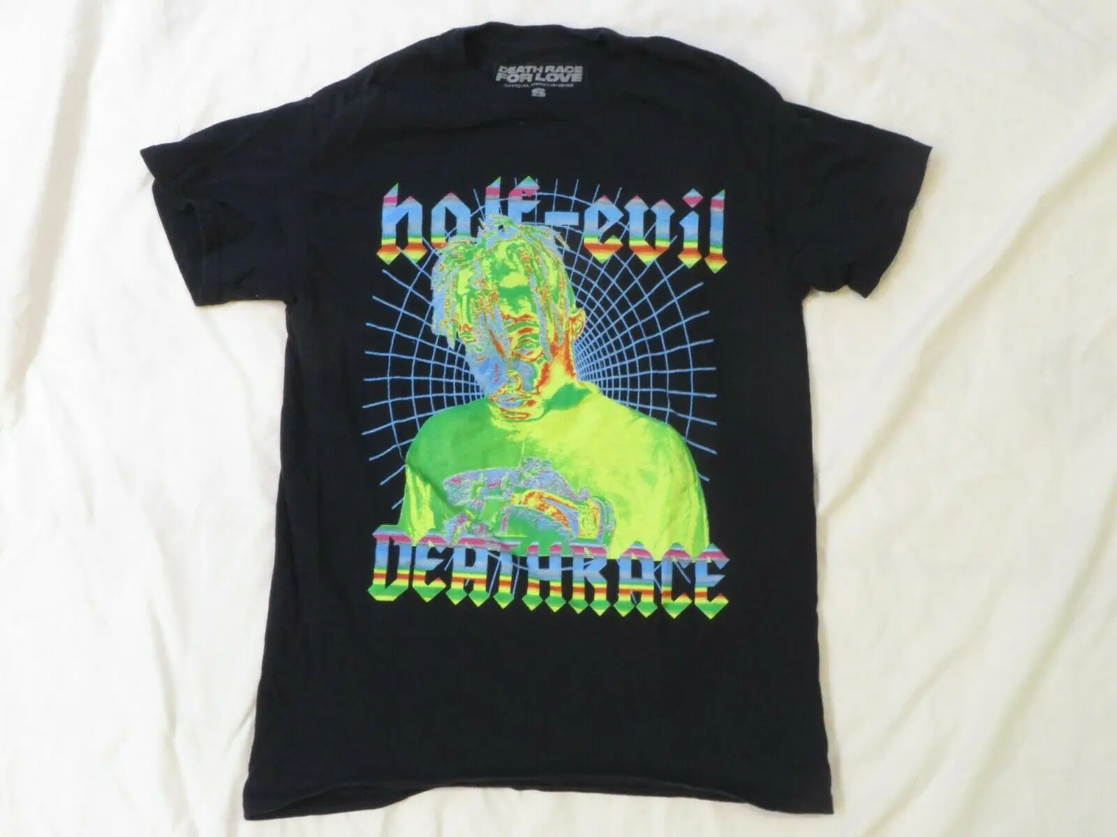 Authentic Small juice wrld half evil t 