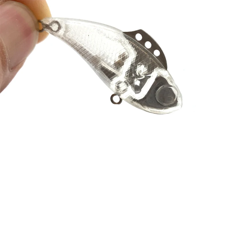 Fishing Lure XIDIAOYU 10Pcs VIB blank bait 40mm 4g unpainted to attract organ fishing