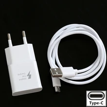 Адаптивное быстрое зарядное устройство TYPE C USB для samsung galaxy feel 2 A40 A50 A70 A20 A90 S10 NOTE10 A5 9 В/1,67 А