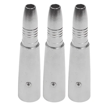 

3 Pin Xlr Male To 6.35Mm Mono Female Jack Audio Adapter 1/4inch Tip Plug Converter for Microphone Stereo Speaker