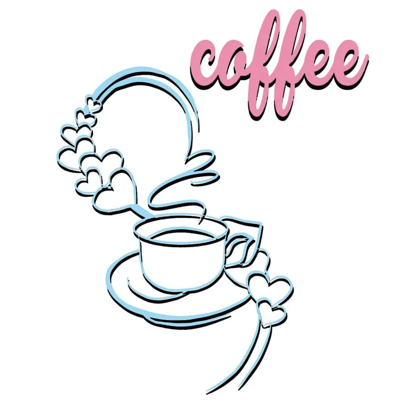 

InLoveArts Coffee Cup Metal Cutting Dies Leisure Time for Card Making Scrapbooking Dies Embossing Cuts Stencil Craft New 2019