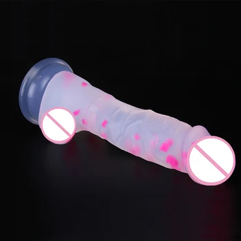 Jelly Medical Silicone Dildo Realistic Adult Toys Soft Strapon Artificial Penis New Dildos Bullet Colourful Sex Toys for Woman 2