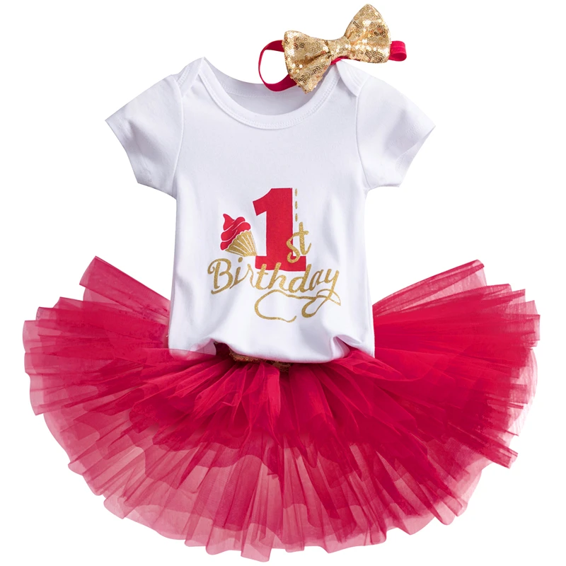 vintage Baby Clothing Set Summer Infant Dress Baby Girl 1 Year Birthday Dress Toddler Princess Party Tutu Dress Baptism Dresses For Newborn Baby Clothes warm Baby Clothing Set