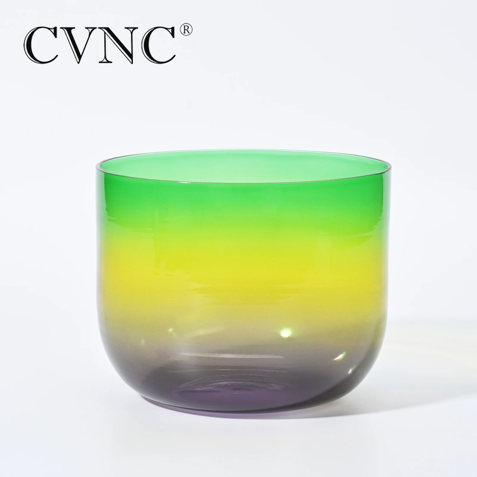 

CVNC 6" or 7" Clear Rainbow Note F Heart Chakra Quartz Crystal Singing Bowl