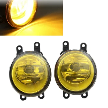 

2Pcs Left+Right Fog Light Lamp Yellow Lens Car Front Bumper Fog Light H11 Bulb for Toyota Lexus IS-F Scion
