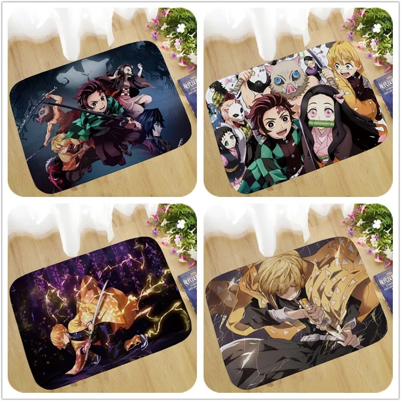 40 типов аниме рассеиватель демонов: Kimetsu No Yaiba Tomioka Giyuu фигурный коврик плюшевый