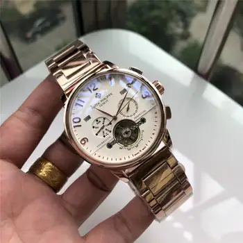 

Watch Brand Men's Mechanical Watch Stainless Steel Strap Automatic Movement Luminous Calendar High Quality Men's Watch