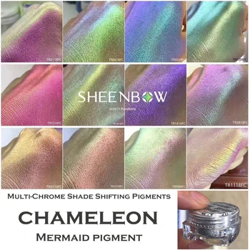 

Bewitching Extreme Multichrome Colorshift Chameleon Pigment Eyeshadow Mermaid Powder Eyeshadow Face Highlighter Eye Cosmetic