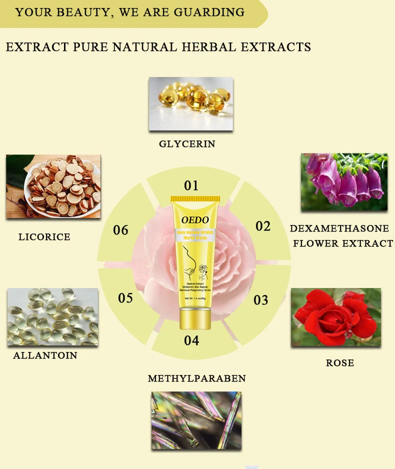 Роза удалить крем от растяжек Anti против морщин и старения для беременных кожи ремонт удалить Беременность шрамы Лечение Уход за кожей тела