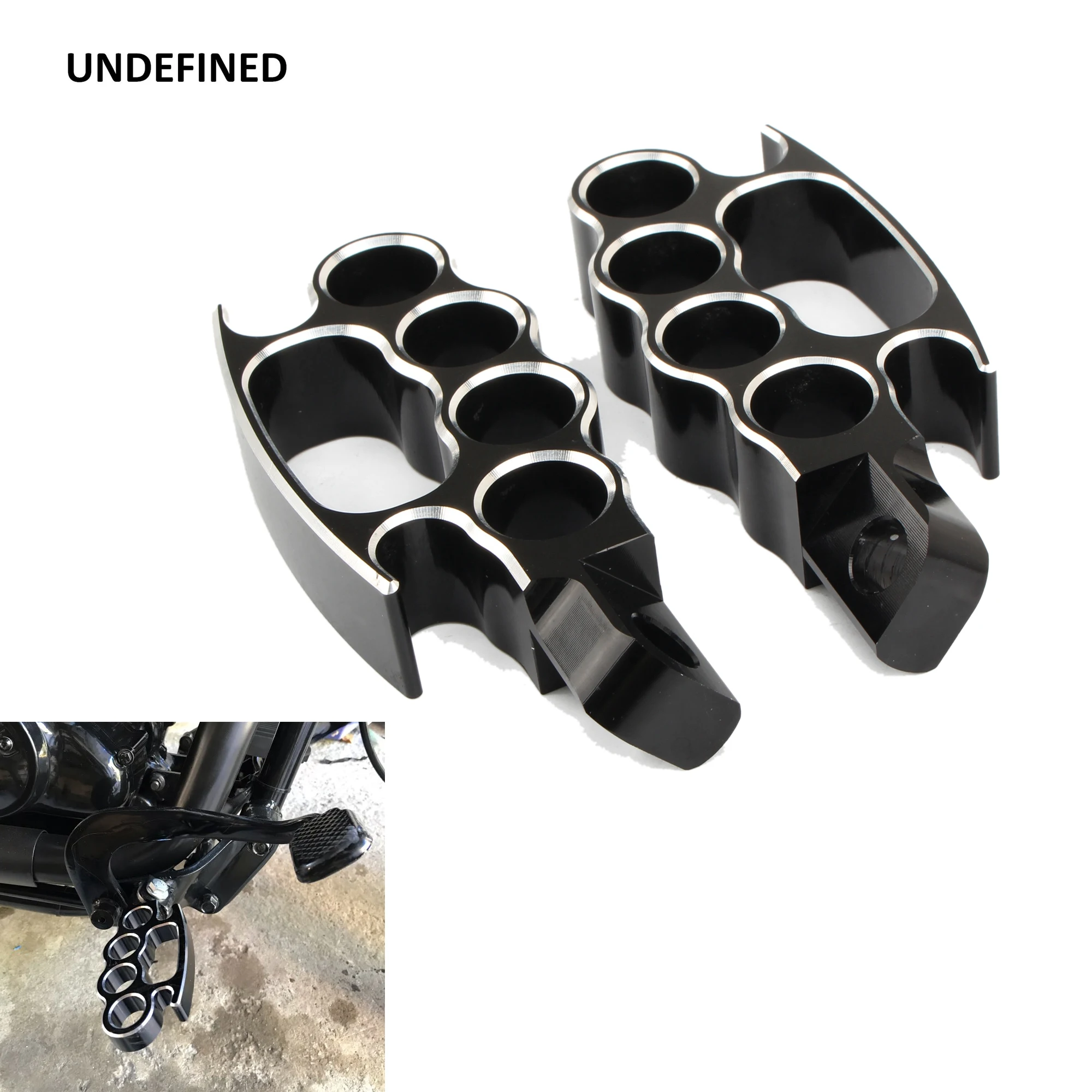Подножки для мотоцикла черные подножки Harley Sportster XL Dyna Softail V Rod FXDL FXDF|Подставки под