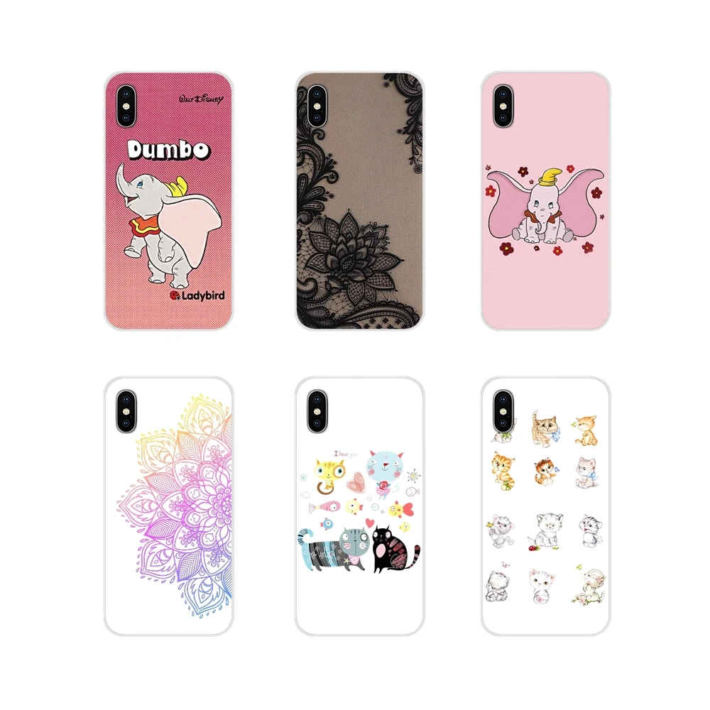 Для Apple IPhone X XR XS MAX 4 4s 5 5S 5C SE 6 S 7 8 Plus ipod touch мягкий прозрачный чехол с милым