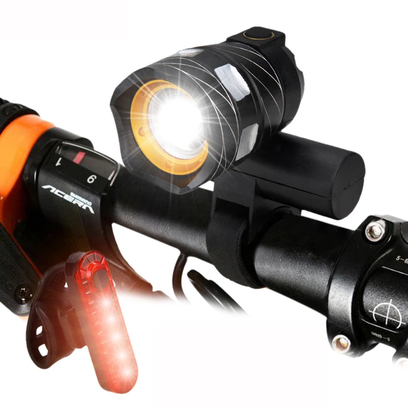 T6 COB LED Tactical USB Rechargeable Zoomable Flashlight Torch Lamp HOTSALE YK