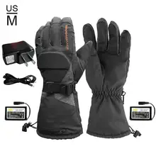 Регулировка температуры 5 скоростей USB грелка для рук зарядка нагревание пальцев Теплая безопасность постоянная температура теплые лыжные перчатки