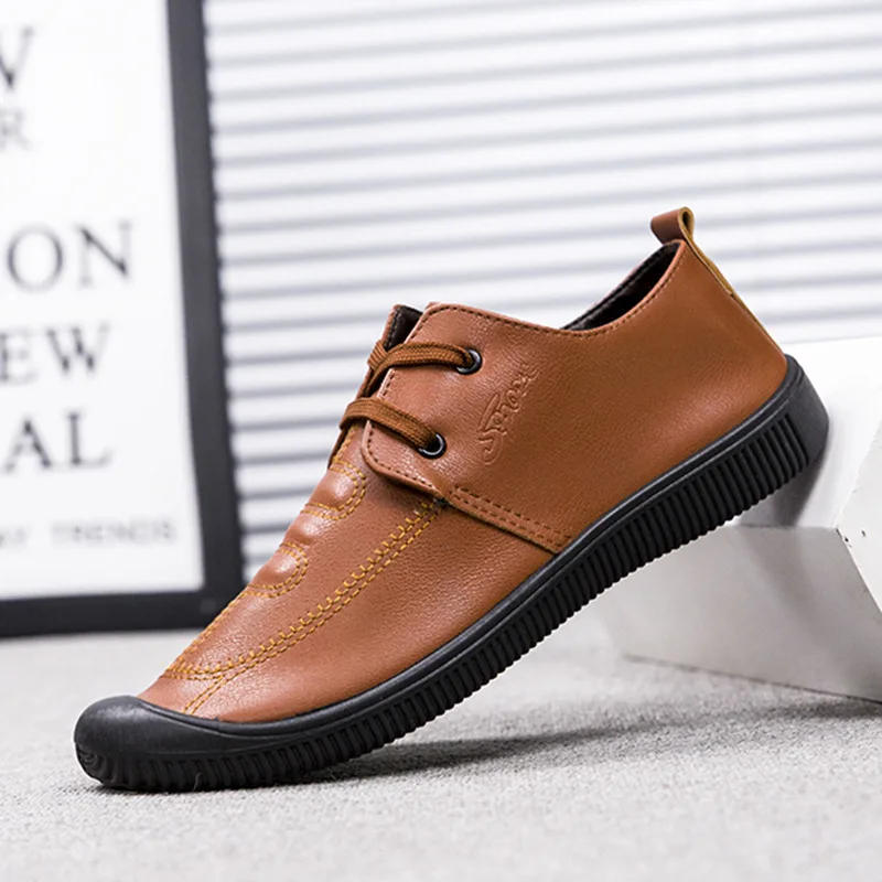 

2019 New Fashion Flat Shoes Men's Casual Youth Shoes Comfortable and Wearable Men's Shoes