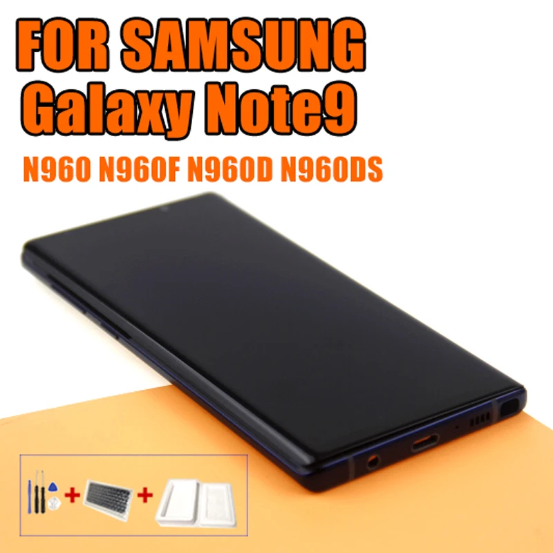 Тестовый ЖК-дисплей для samsung Note 9 lcd N960F lcd для samsung Note 9 N960F ЖК-экран сенсорный дигитайзер сборка