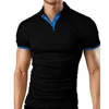 Covrlge Polo Shirt Men Summer Stritching Men s Shorts Sleeve Polo Business Clothes Luxury Men