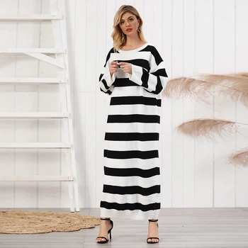 

Abaya Dubai Knit Muslim Hijab Dress Caftan Moroccan Kaftan Turkish Dresses Abayas For Women Prayer Islamic Clothing Robe Femme