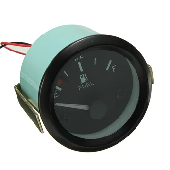 

2inch Universal 52mm Fuel Level Gauge Meter Fuel Sensor E-1/2-F Pointer Car Truck Boat High Sensitivity