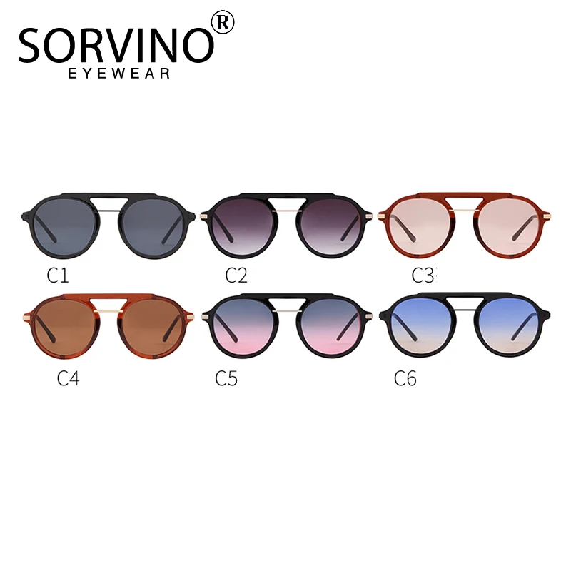 Солнцезащитные очки SORVINO SP395 для мужчин и женщин винтажные Роскошные брендовые