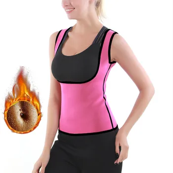 

5 Color Vest Sweat Sauna Body Shaper Waist Trainer Cincher Slimming Corset Plus Size Shirts Women Neoprene Shapewear Weight Loss