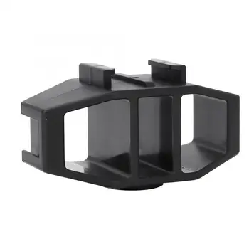 

Monopod Mugast Bracket For Support With Double Cold Shoe With 1/4 Inch Threaded Holes And Two Doors For Cold Shoe For