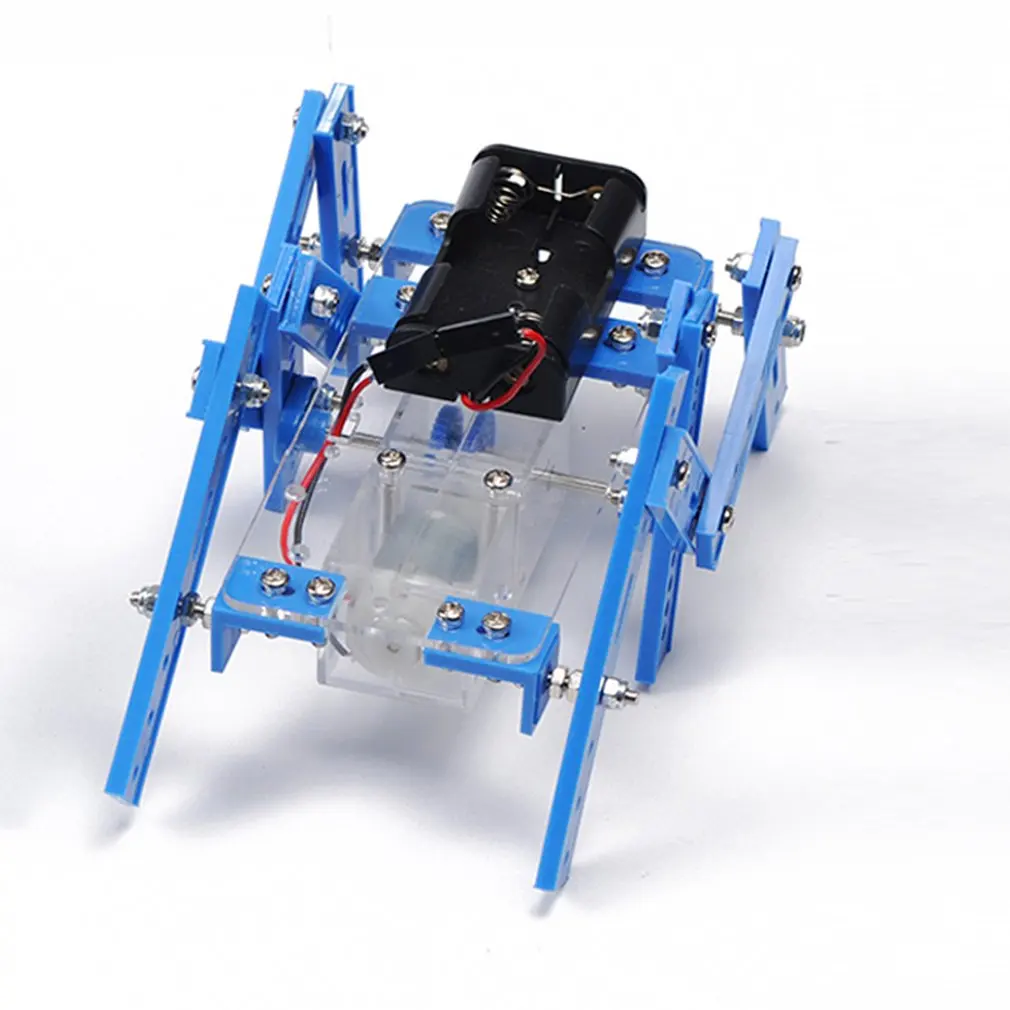 

Aluminium Metal Hexapod Robot Spider Six Foot Robotic Frame/Chassis Kit Remote Controller Model Parent-child Interactive Toys