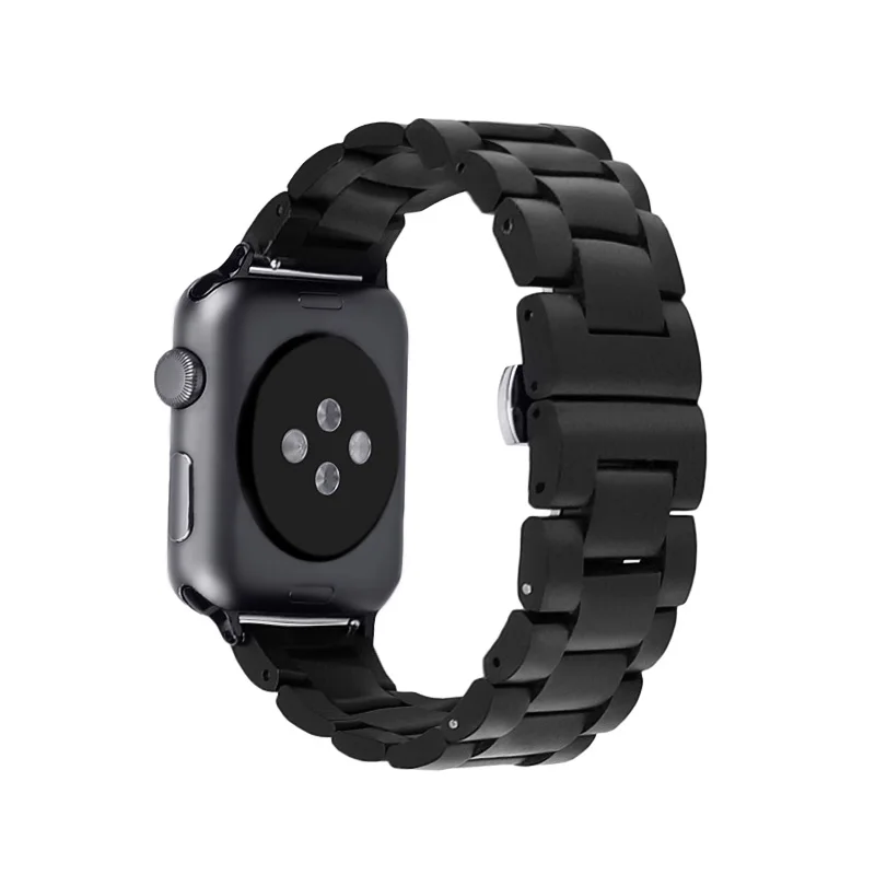 

Wooden Bracelet for Apple Watch 38mm 40mm 42mm 44mm Natural Hand-Made Wooden Replacement Strap for iwatch 5 4 3 2 1 Accessories