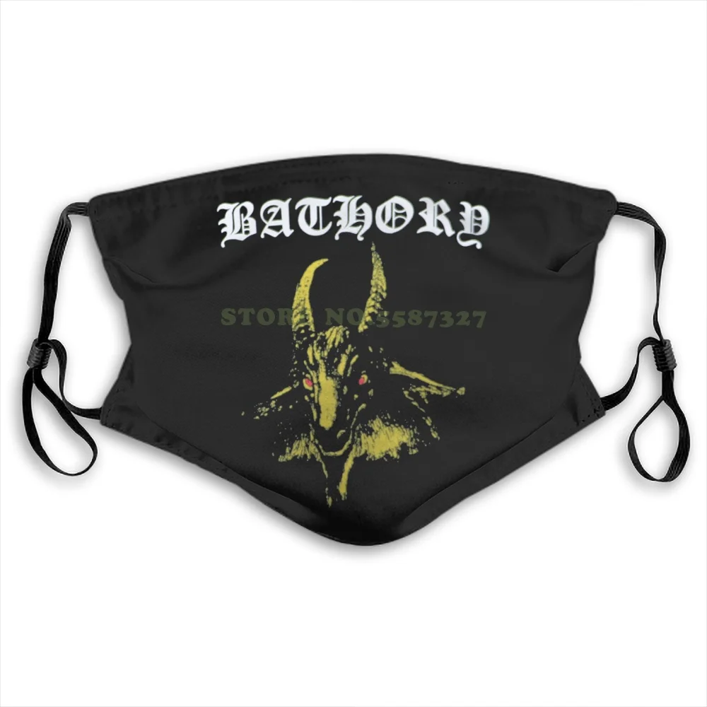 

Authentic Bathory Yellow Goat Album Art Black Metal New Kids Girl Men Face Masks