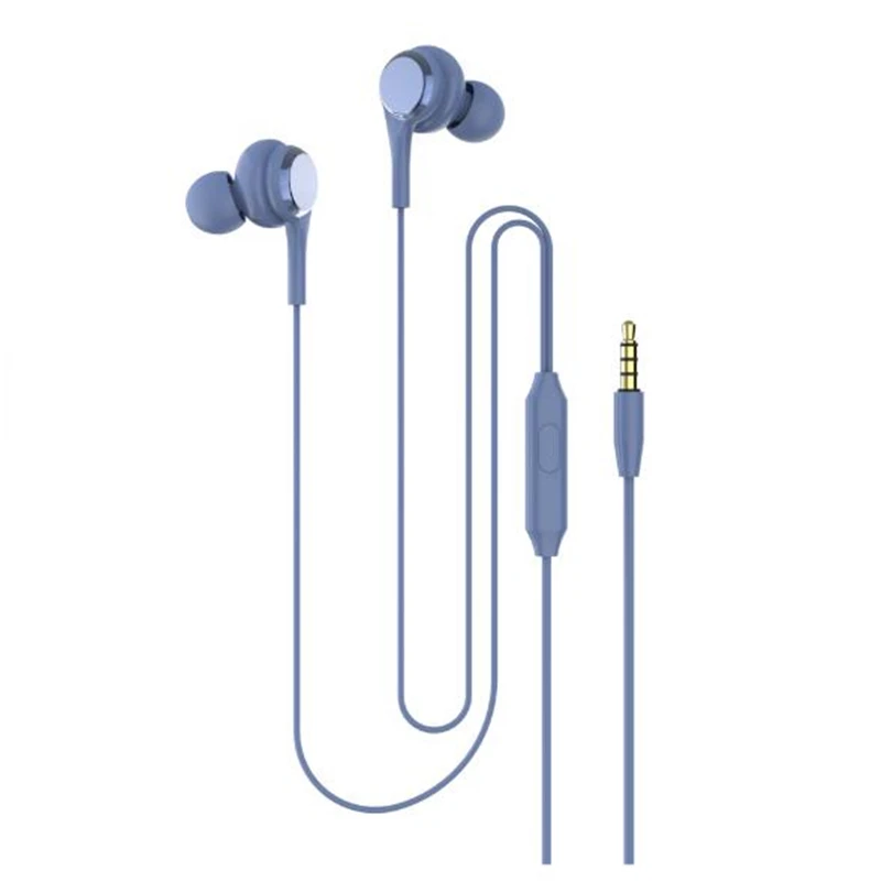 

Universal 3.5mm Jack Wired Earphones In-Ear Stereo Music Headset With Handsfree Mic For iPhone 7 Samsung Sports Headphone