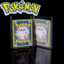 Porte cartes pokémon Transparent, boîte de protection, affichage Anti usure, jouet pour enfant, cadeau de noël, 15/20/30 pièces 