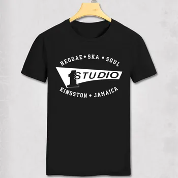 

Studio 1 T Shirt Studio 1 SKA Mens Tees Shirt Ska Rocksteady Reggae Jamaica Bub DJ Cotton Tshirt Music Party Wear