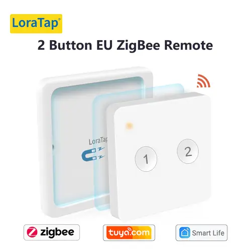 LoraTap ZigBee 3.0 Wireless 14 EU US Push Button Remote Tuya Scene Automation Control Switch Smart Life App Hub Need - Image 12
