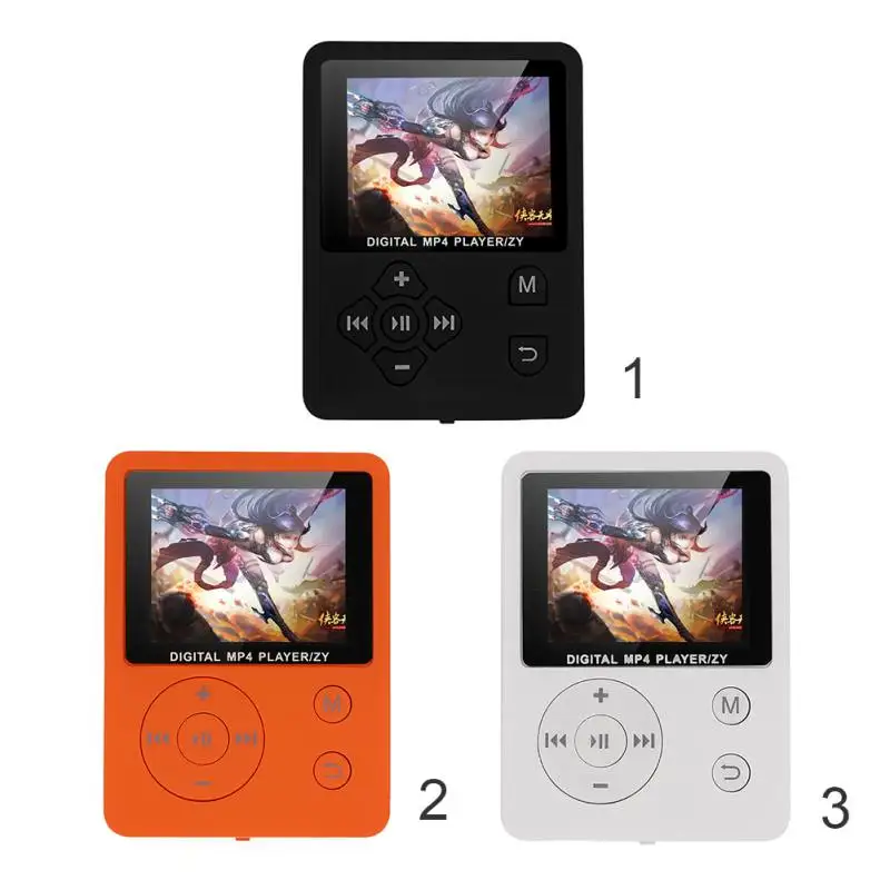 1,8 дюймовый цветной экран Ультратонкий MP3-плеер поддержка 32G TF карта 13 языков Портативный MP3 HiFi музыкальный плеер FM Электронная книга Walkman