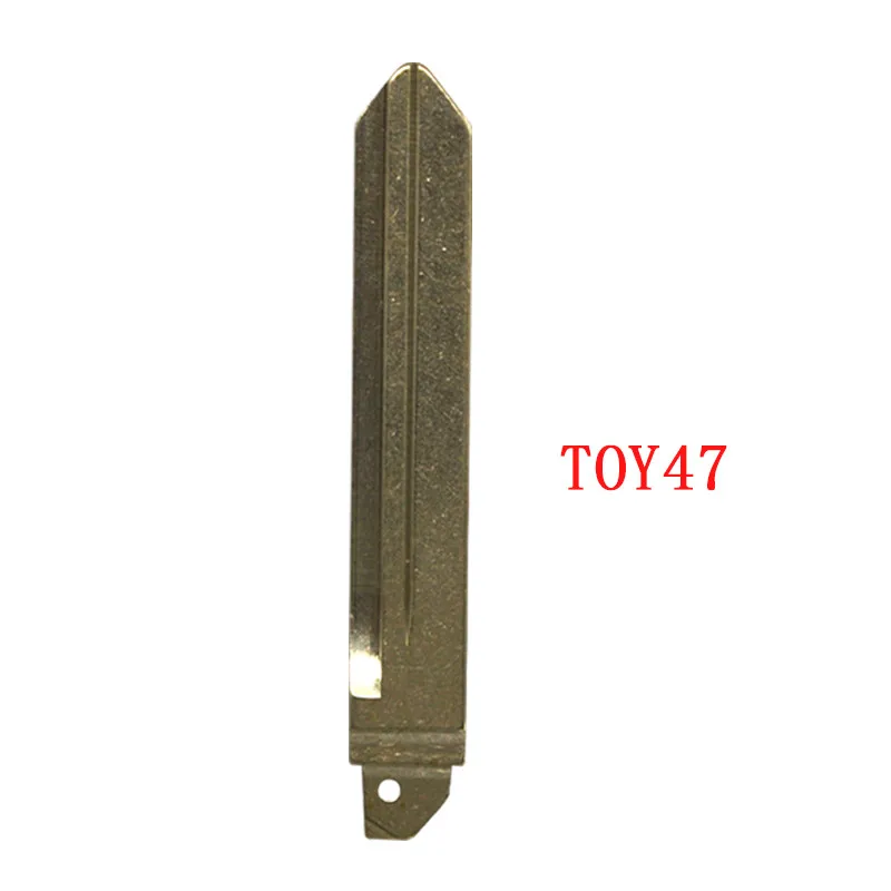 Car Remote Key Flip Blade For Toyota Corolla Camry Crown RAV4 Prado Avalon Lexus TOY43 TOY47 TOY48 Uncut Metal Key car remote key car key