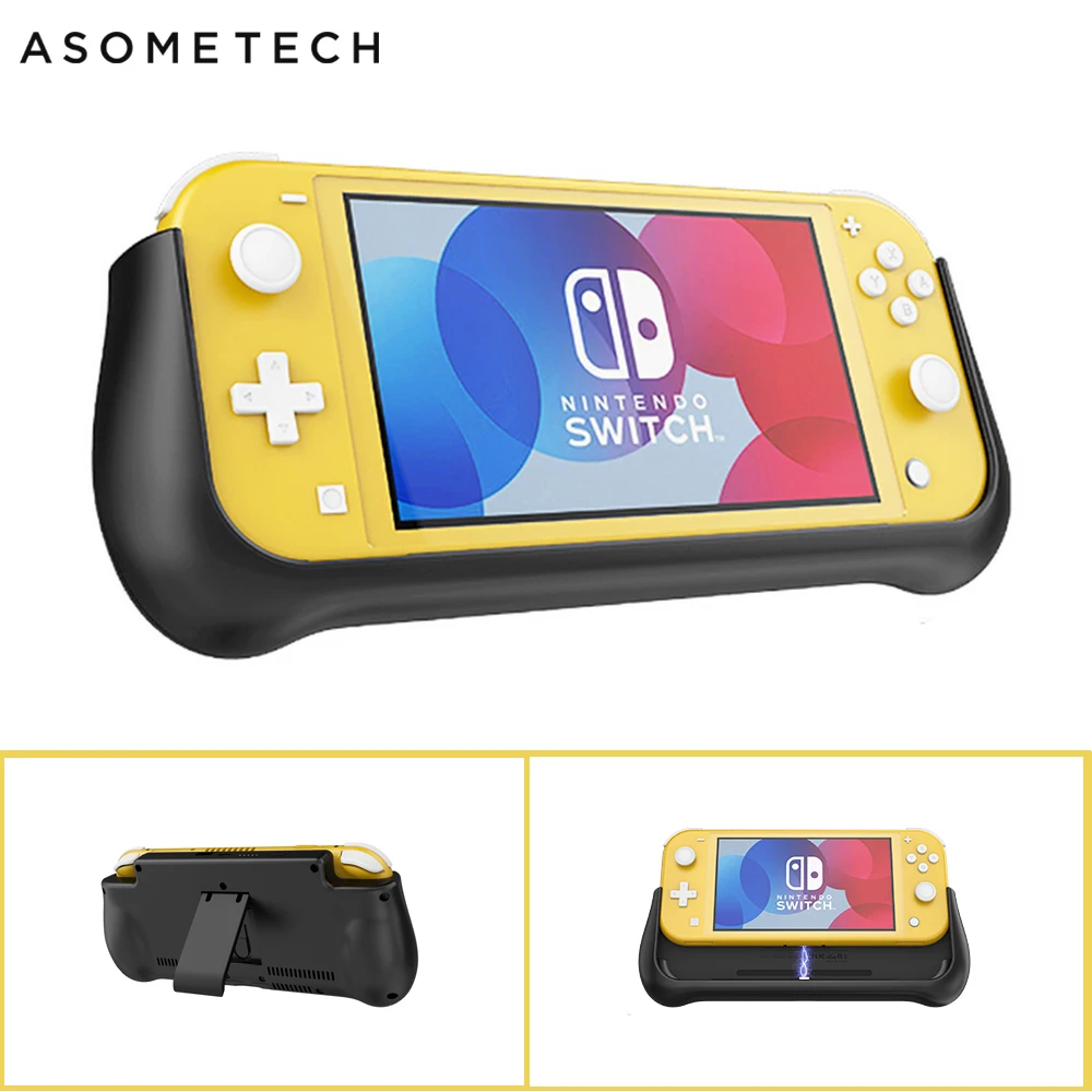 Чехол аккумулятор 10000 мАч для Nintendo Switch Lite консоль с держателем и зарядным