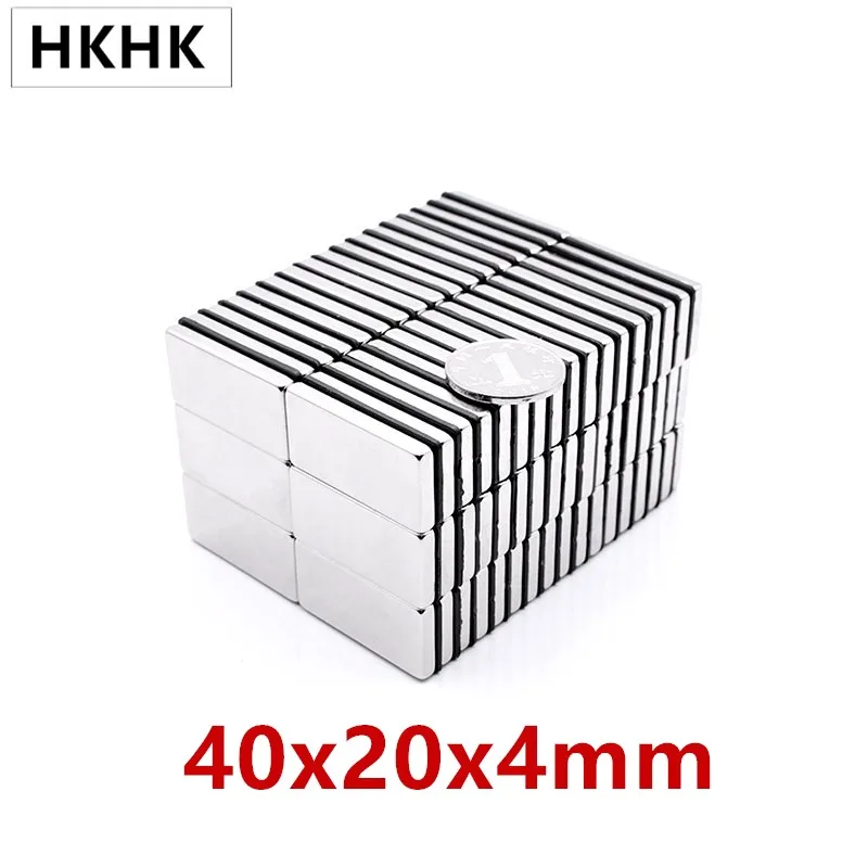 2 50 шт. магниты для редкоземельных магнитов 40x20x4 мм|Магнитные материалы| |