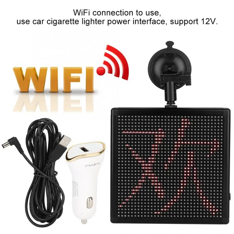 Car Accessories 12V Universal Use Multi-Functional Full Color LED Display Panel Auto Accessory | Автомобили и мотоциклы