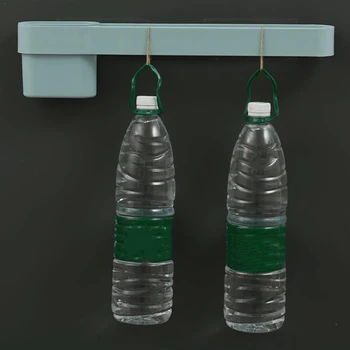 

New New Bathroom Punch-Free Washing Shelf Wall-Mounted Toothbrush Toothpaste Storage Box Towel Rack Kitchen Organizer