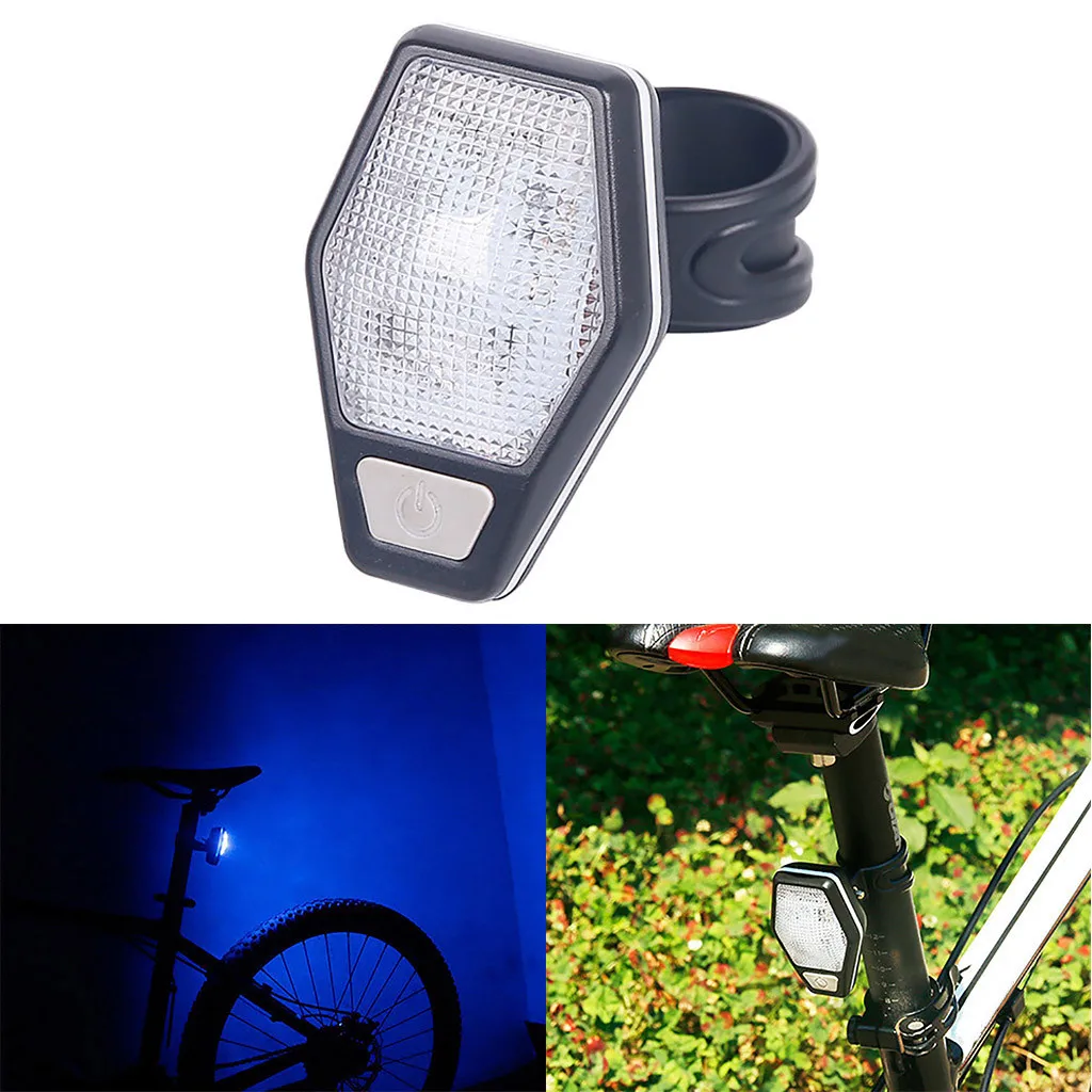 Top LED Bike Tail Light Bicycle Safety Cycling Warning Rear Lamp Night Riding Tool Red Blue Dimming Mode 5 Modes Plastic #PEX 10 Top LED Bike Tail Light Bicycle Safety Cycling Warning Rear Lamp Night Riding Tool Red Blue Dimming Mode 5 Modes Plastic #PEX 10