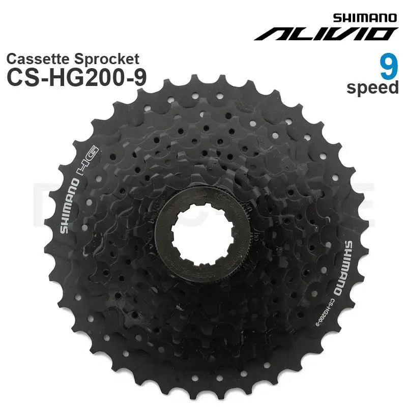 SHIMANO ALIVIO M4000 ALTUS CS-HG200-9 Cassette Sprocket Available in 11-32T 11-34T and 11-36T Original Parts bicycle cassette bicycle sprocket gear bike sprocket