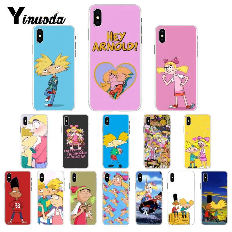 Yinuoda Эй Арнольд Мягкий силиконовый чехол для телефона iPhone 8 7 6 6S X XS MAX 5 5S SE XR 10 11 Pro