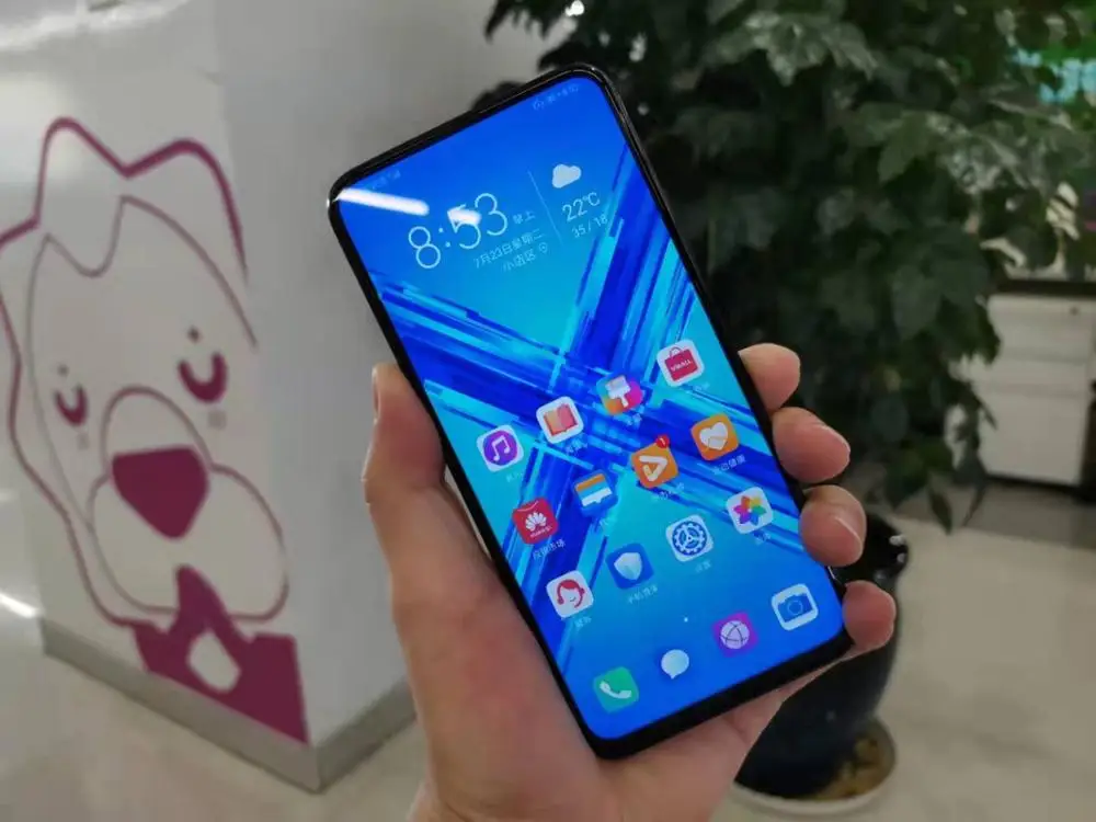 DHL, быстрая, Honor 9X, мобильный телефон Kirin 810, Android 9,0, 6,59 дюймов, ips, 2340X1080, 8 Гб ram, 128 ГБ rom, камера с подъемом, МП