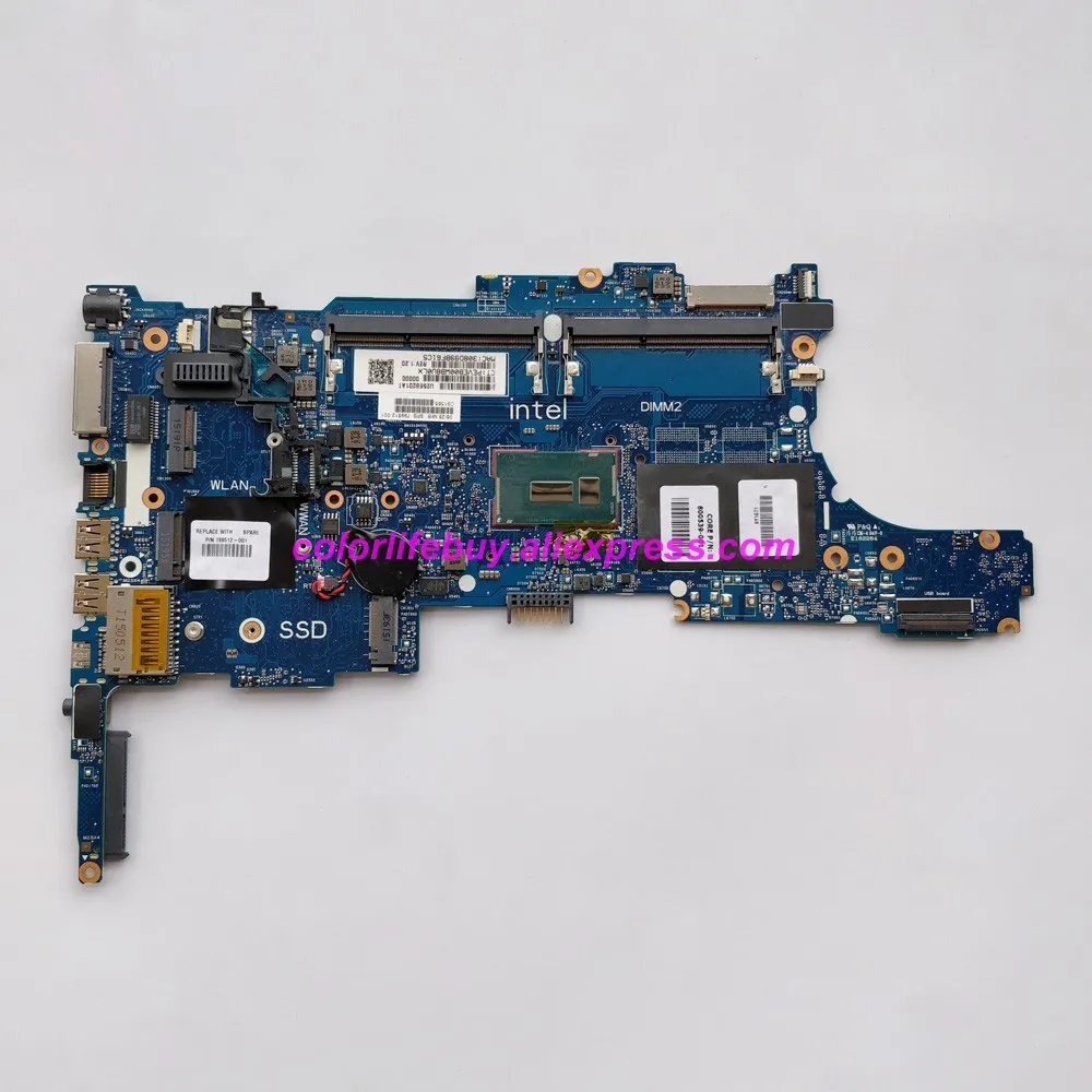 

Genuine 799512-001 799512-501 799512-601 6050A2637901-MB-A02 i7-5500U CPU Laptop Motherboard for HP EB 840 850 G2 NoteBook PC