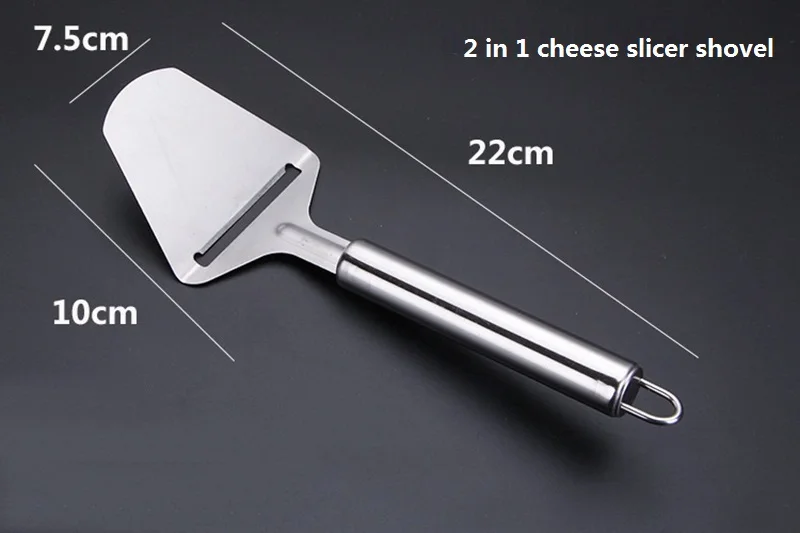 2 in 1 cheese slicer 21 шт., кухонный гаджет для овощей и фруктов, Овощечистка, терка, резак для чеснока, измельчитель для сыра, нож для пиццы, лопатка для торта, инструменты для выпечки - Цвет: 2 in 1 cheese slicer